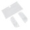 DIY Replacement Housing Shell for Nintendo Switch OLED, Clear Console Back Plate with Kickstand Functionality Precision Cut Design Premium ABS Materia 3