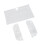 DIY Replacement Housing Shell for Nintendo Switch OLED, Clear Console Back Plate with Kickstand Functionality Precision Cut Design Premium ABS Materia 4