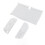 DIY Replacement Housing Shell for Nintendo Switch OLED, Clear Console Back Plate with Kickstand Functionality Precision Cut Design Premium ABS Materia 5