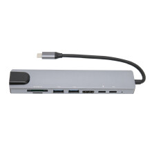 Innovative Laptop Accessory, USB C Hub Docking Station Integrating HDMI Adapter And Ethernet Port, For Seamless Connectivity And Productivity Boost