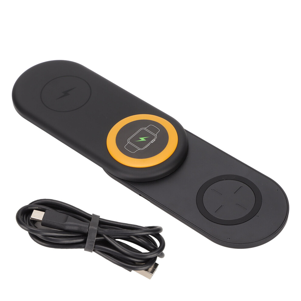 In 1 Fast Wireless Charger Magnetic Suction And Stable Charging Portable Foldable Design For Iphone Iwatch Samsung Galaxy Devices Mag Saf Case 9405630642018