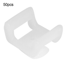 50 Stück Kunststoff-Kabelbinder für europäische Aluminiumprofile, 30cm Länge