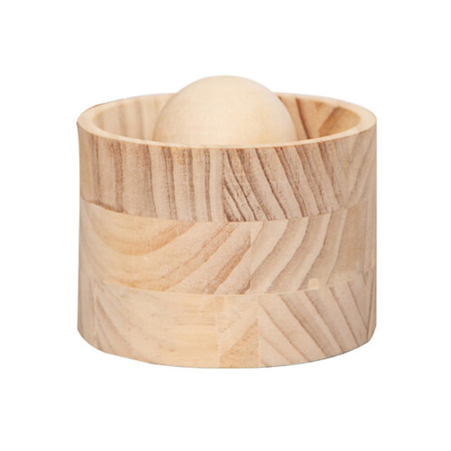 Dumpling Maker and Wrapper Tool, Pine Wood Round Press for Pasta, Ravioli, Cookie Dough