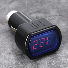 4 Stück Auto-Voltmeter LED-Anzeige Batteriespannungsmonitor 8V-30V