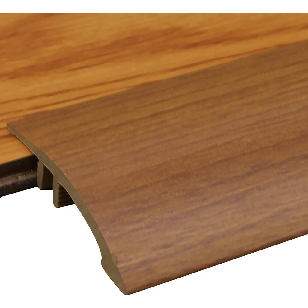 Floor Transition Strip Pvc Threshold Ramp, Wood Grain Carpet Trim For Uneven Floors, Easy Install 9199774822718