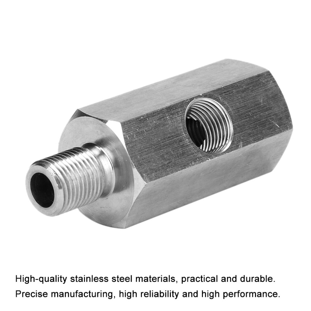 Oil Pressure Gauge Adapter 1/8In Npt Female Bspp Bsp Tee For Automotive Repairs 9301379860990