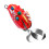 Simulated Soft Frogs Baits PVC Frogs Lures with Double-Type E 1
