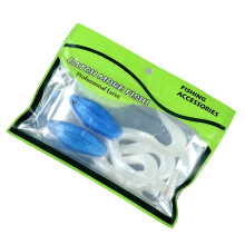 2PCS Twin Tail Soft Frogs Baits Artificial Floating-Type F