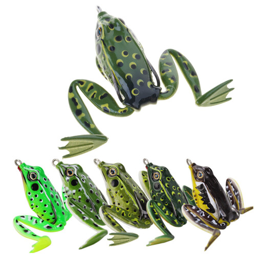 Swimbait 5cm Artificial Fishing Lures with Hook Frogs-Type E 2
