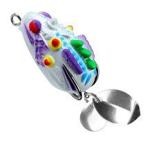 Fishing Lures with Double Hook & Blade PVC Frogs Lures-Type F