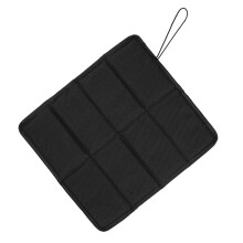 Tear Proof Stadium Cushions Folding Waterproofed Pad-Black