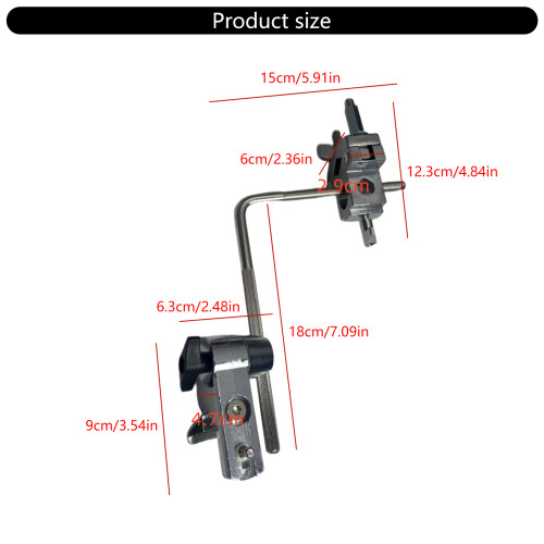 Drum Hardware Multilayer Clamp System Ergonomic Height Control 2