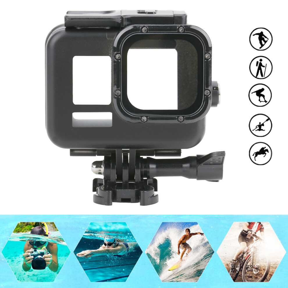 Deep Water Waterproof Shell 60M For Gopro Hero 8 Underwater Camera Case Black 4271379862964