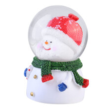Light Resin Snowman Desktop Decoration Night Lamp For Boys And Girls Christmas Atmosphere 1pc Table Ornament