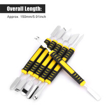 Phone Repair Pry Bar 6 In 1 Carbon Steel Flat End Tool for Mobile Phone Opening