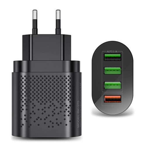 Φορτιστής USB Κύβος Γρήγορης Φόρτισης Τριπλή Θύρα Φορτιστής Τοίχου USB Ελαφρύ Premium 2