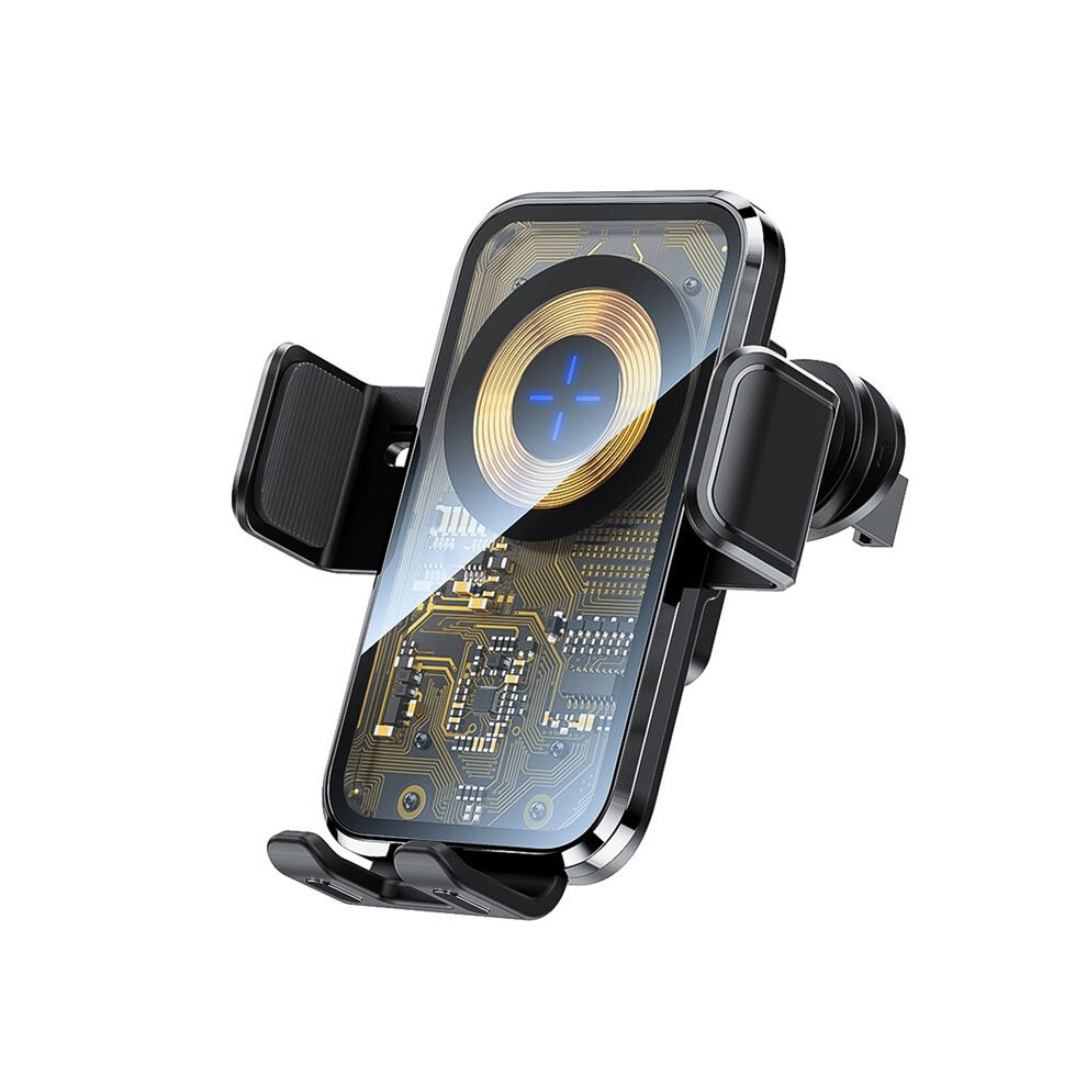Wireless Car Charger Mount Fast Charging Auto-Clamping Phone Holder Universal Dashboard Air Vent Mount For Smartphones 6032873489440