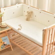Safety Bed Guard For Toddlers And Kids 200 x 28 cm Bed Circumference Guard A3 Round Cushion Bed Rail Protector Bedside Liner Cover