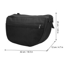 Large Capacity Wheelchair Stroller Hanging Storage Bag 42x25x12 cm