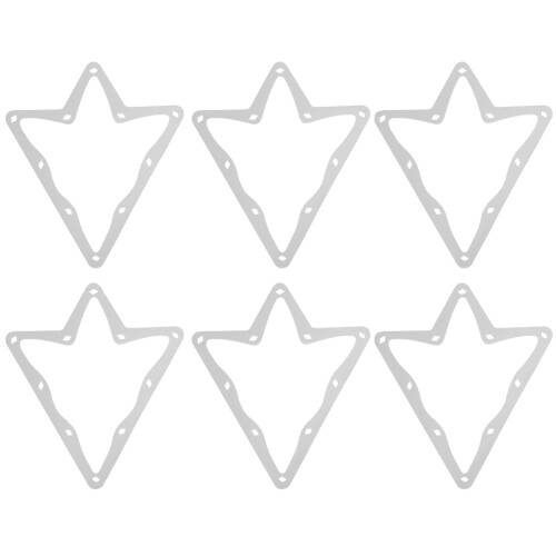 6Pcs White Billiard Magical Rack Sheet Pool Table Tip Tool Accessory 1