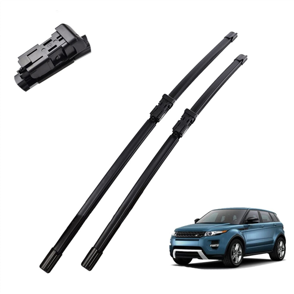 Wiper Blades For Range Rover Evoque 20112018 24'+21' Allweather Front Windshield Blades With Max Contact Fit 9187378033609