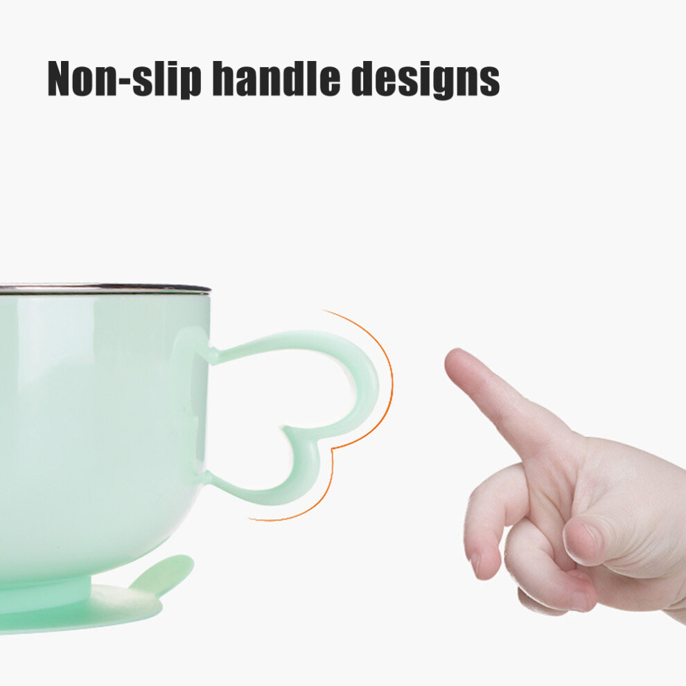 Suction Bowl with Water Injection for Heat Retention - Green Elephant