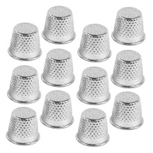60pcs Metal Sewing Thimbles Finger Tip Covers Quilting Embroidery DIY Crafts Tailors Thimble Protectors Hand Needlework