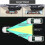 Rear View Mirror Wide Angle Panoramic Auto Reverse Parking Reference 30cm Car Styling For Driving Test Car 5