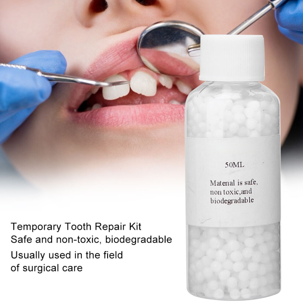 Temporary Tooth Repair Kit 50ML Dental Filling Material for Missing Teeth