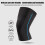 Elastic Knee Support Sleeve Breathable Compression Gear for Sport Medium Grey 10