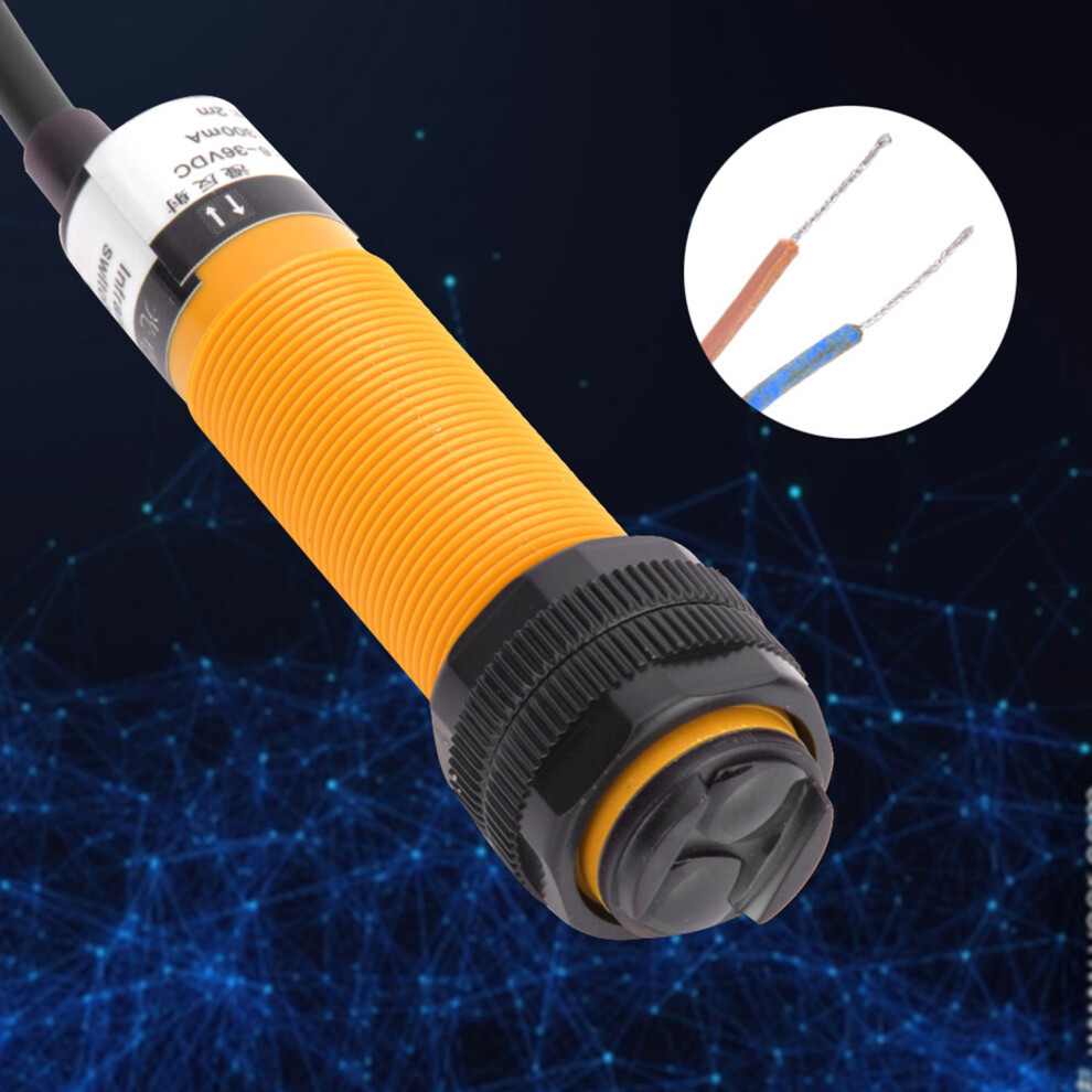 Reflective Photoelectric Switch Sensor 6-36V Dc Npn 2M Detection 4931382687649