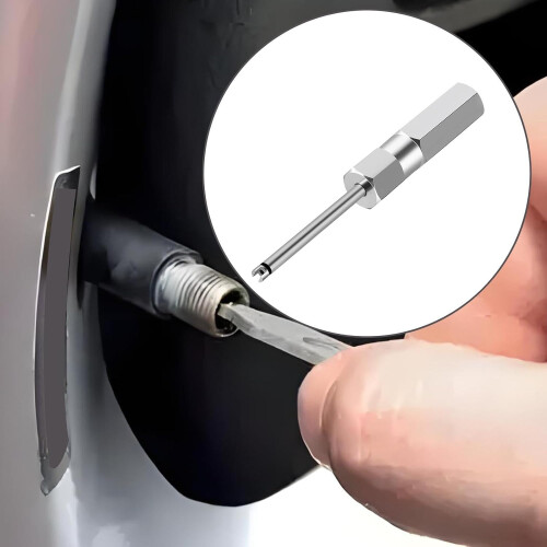 Tire Valve Core Removal Tool 4.33' Single Head Stem Puller Rod for Car SUV RV 1