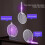Electric Mosquito Swatter 3000V Instant Kill with LED Light Foldable Handle Indoor Bug Zapper White 4