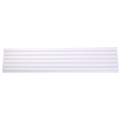White Wall Panel Slatwall Display Size 100x20 cm Garage Storage Organizer Workshop Wall Storage Craft Tool Holder