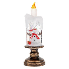 Multicolors LED Snow Globes Lamp Realistic Floating Snow Effect Snowflakes Projector Light For Bedroom Living Room White