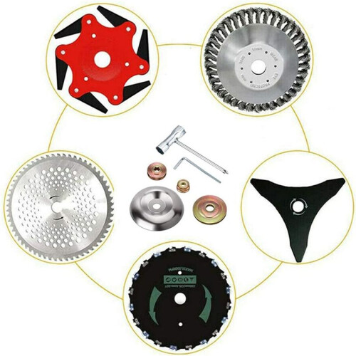 Weed Trimmer Adapter Kit for Straight Shaft String Trimmer Brush Cutter 1