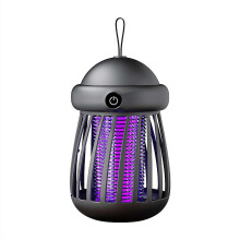 Bug Zapper Mosquito Killer Lamp 2 in 1 Rechargeable LED Light for Home Patio Camping Indoor Outdoor
