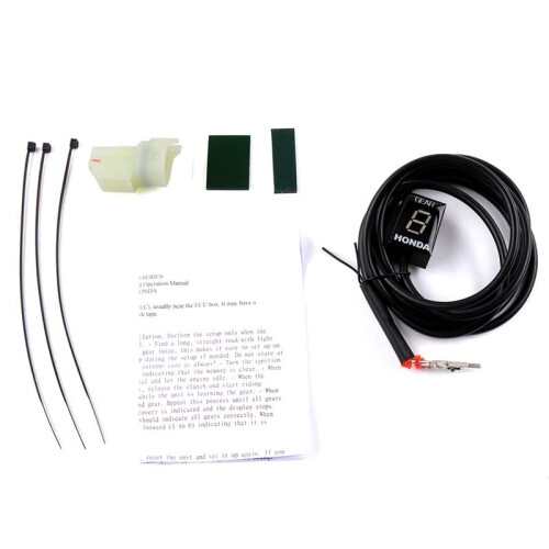 Motorcycle Gear Indicator 16 Speed Waterproof Display for Honda CBR with Mount Bracket 2