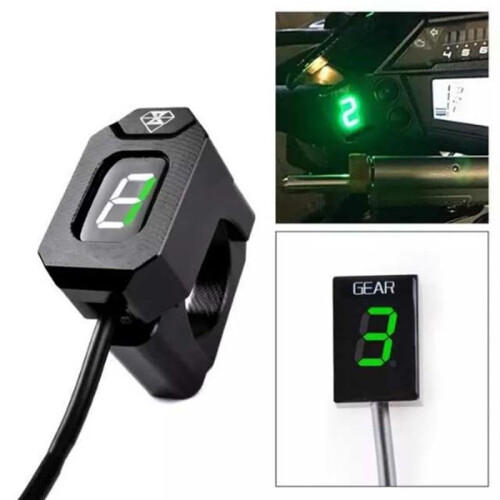 Motorcycle Gear Indicator 16 Speed Waterproof Display for Honda CBR with Mount Bracket 1