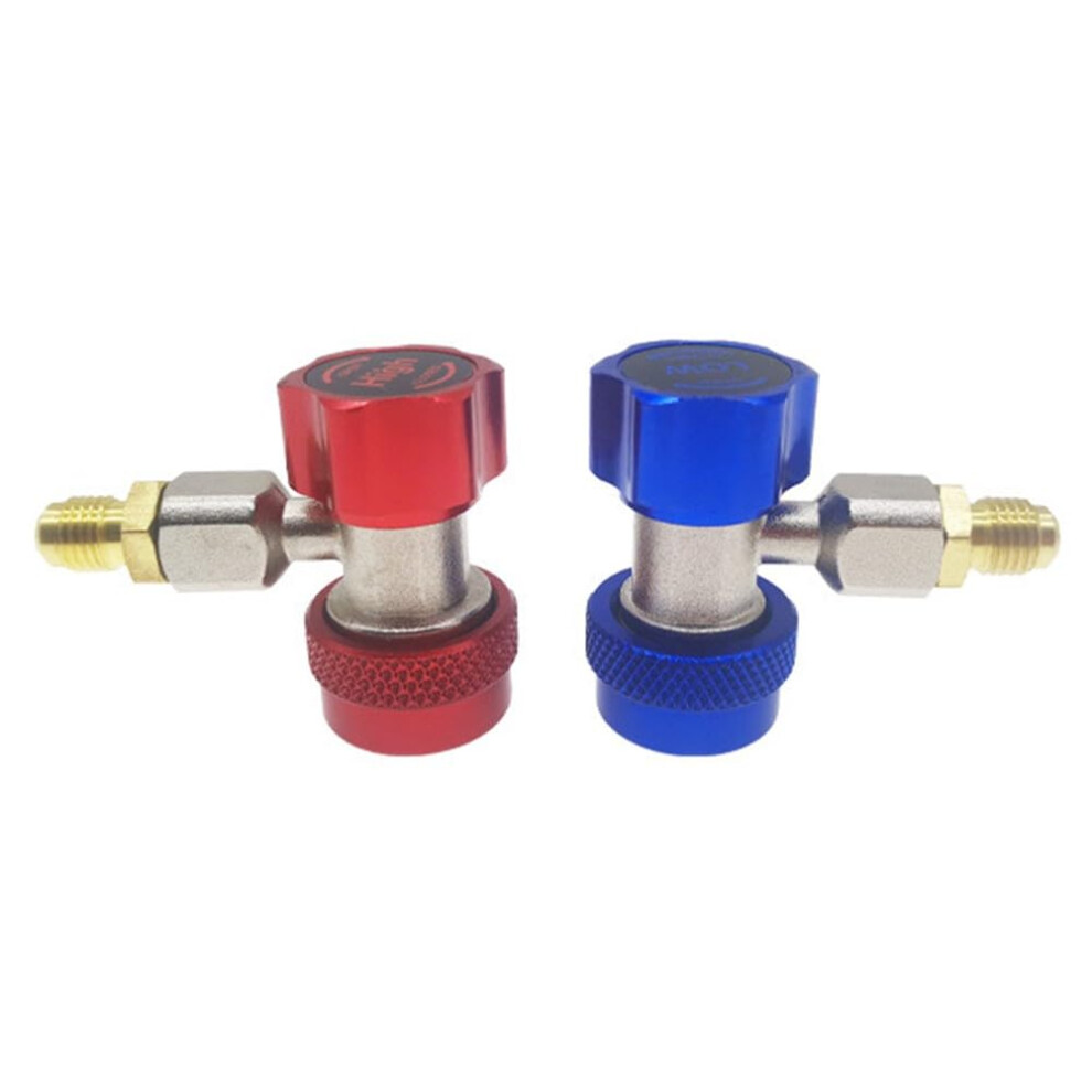 R134a Ac Quick Coupler Low Side Adapter With Leakproof Brass And Durable Aluminum Alloy 9187378035498