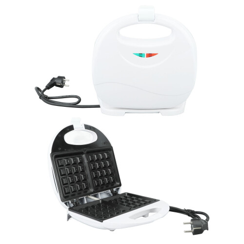 Waffle Wizard, Ηλεκτρική Αντικολλητική Συμπαγής Βαφλιέρα Για Σπίτι, Φοιτητική Εστία, 2
