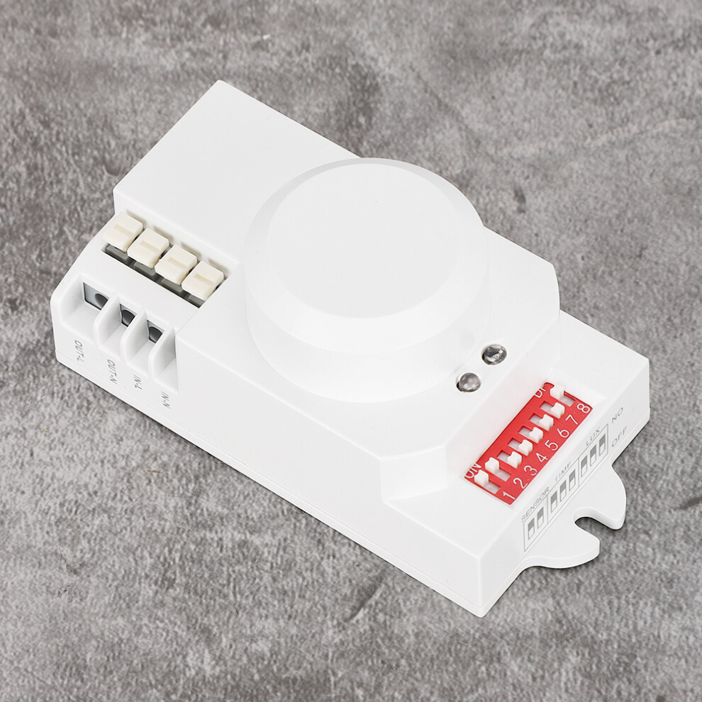 Smart Motion Sensor Light Switch Customizable Range & Delay Settings