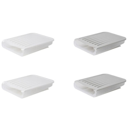 Egg Box Transparent Egg Dispenser Refrigerator Crisper Egg Basket Storage Container Kitchen Storage Box