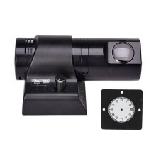 LED-analoge projectiewekker met 180-Zwart Geen afstandsbediening