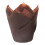 50 stuks tulpenstijl cupcake liners functionele-Koffie kleur 1