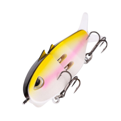 Double Hook Slow Sinking Artificial Baits With Flexible Tail-2