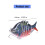 Colored Artificial Lures Features Double Hook and Slow-1 4