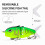 Double Hook Slow Sinking Artificial Baits With Flexible Tail-2 5