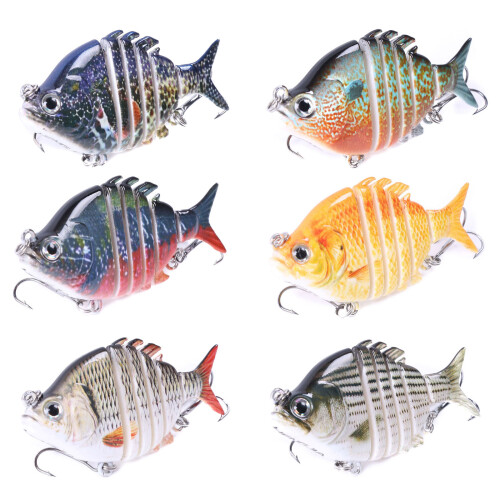 Colored Artificial Lures Features Double Hook and Slow-1 1