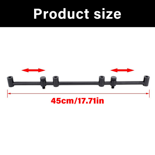 Adjustable Height Fishing Support 4 Rod Capacity Alarms Systems 2